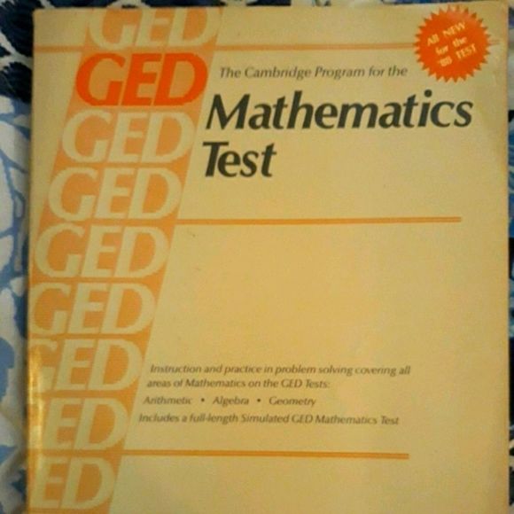 Math Study Book For GED - Picture 1 of 2